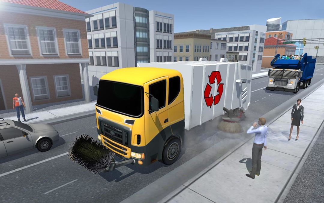 Road Garbage Dump Truck Driver screenshot game