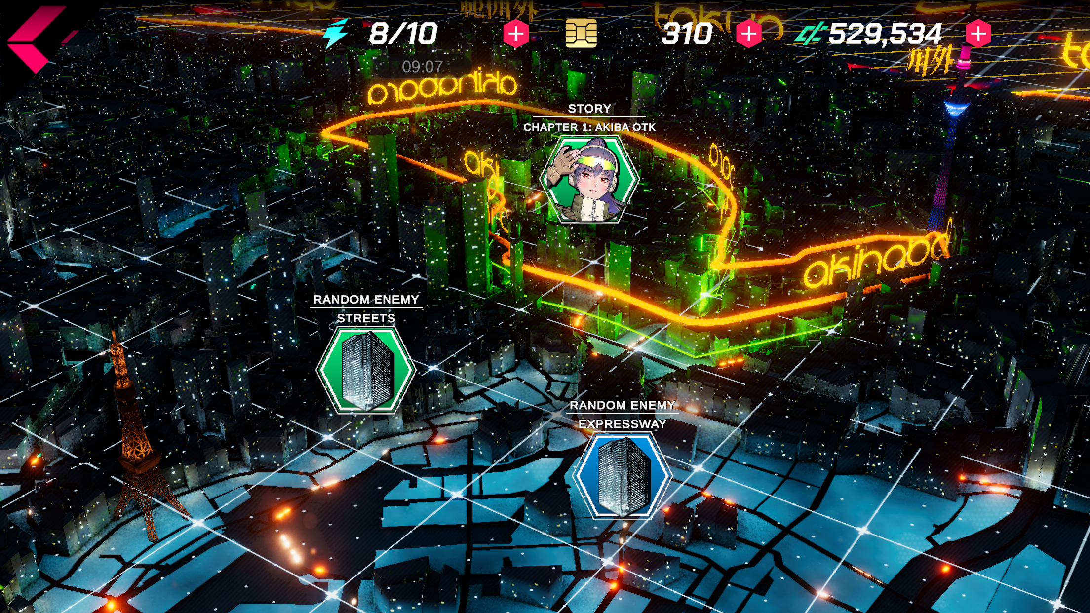 Midnight Street: Tokyo Tune Game Screenshot