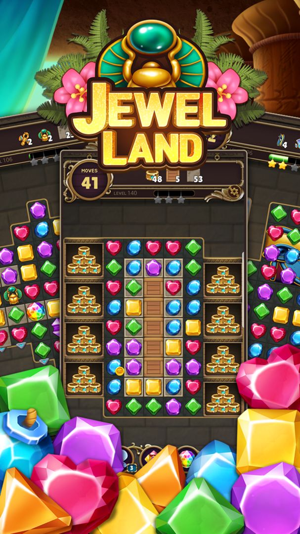 Jewel Land : Match Masters遊戲截圖