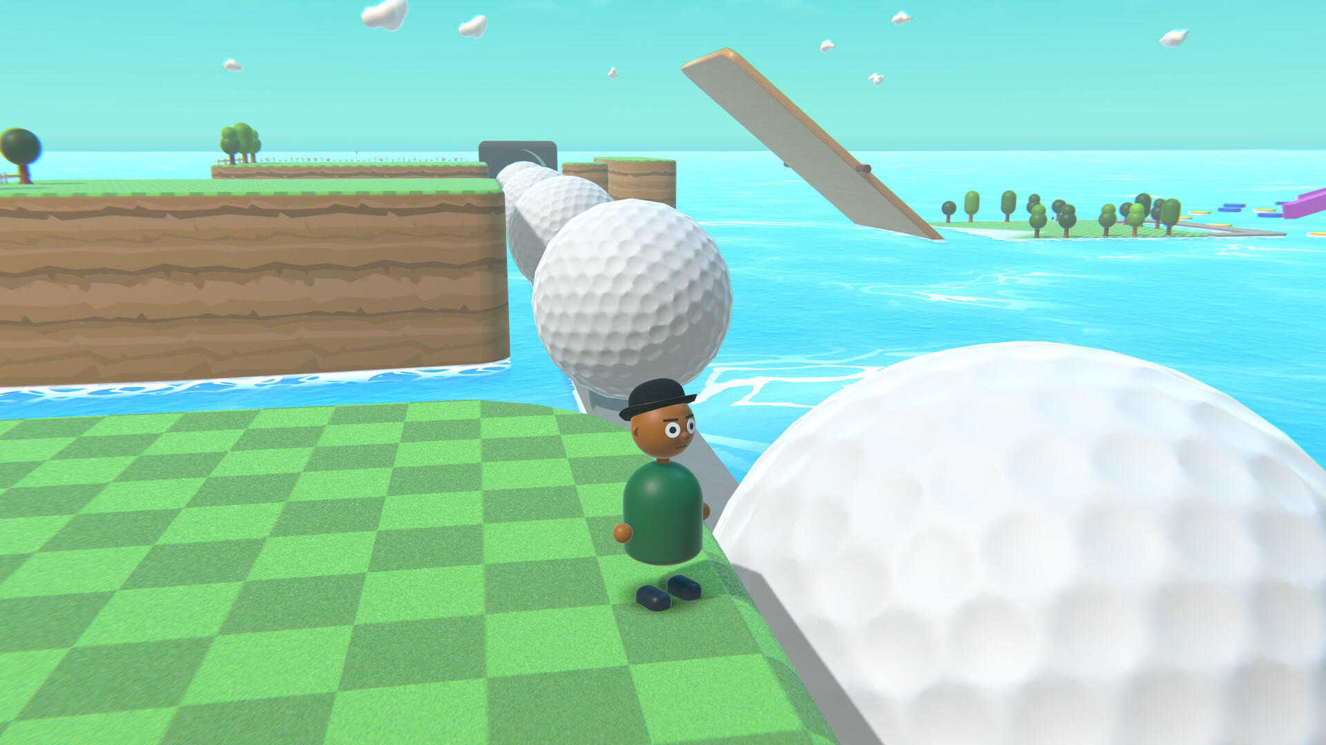 Multiplayer Platform Golf 게임 스크린 샷