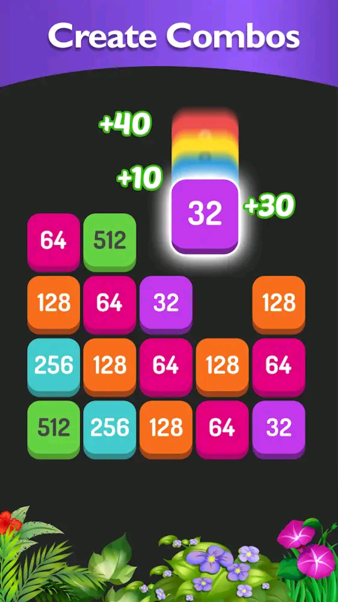 Joy 2048 - Number Puzzle Game Game Screenshot