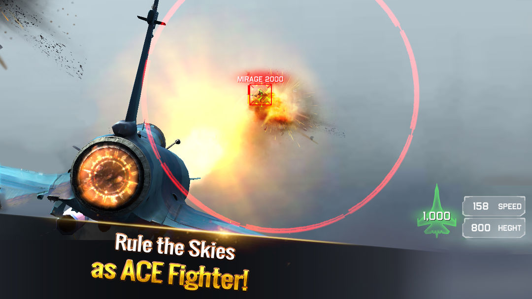 Screenshot of Ace Fighter: Modern Air Combat