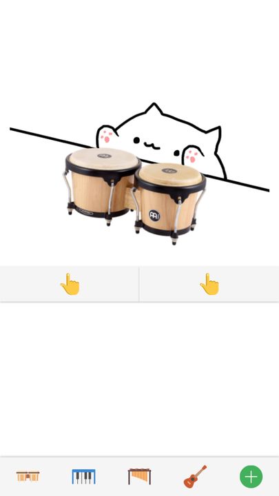 Screenshot 1 of Bongo Cat: Музыкальные инструменты 2.5