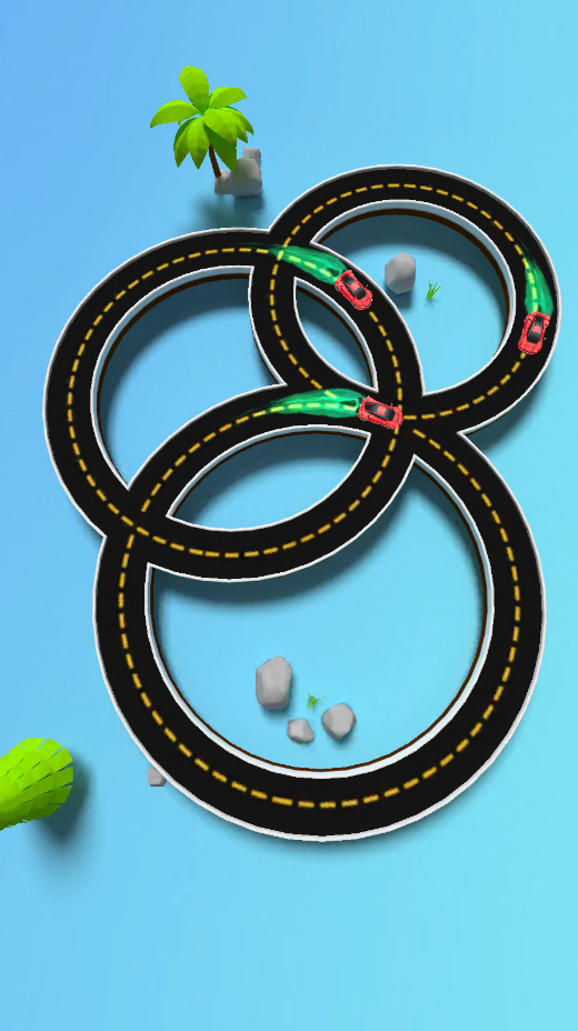 Loop Cars - City Island Game Screenshot