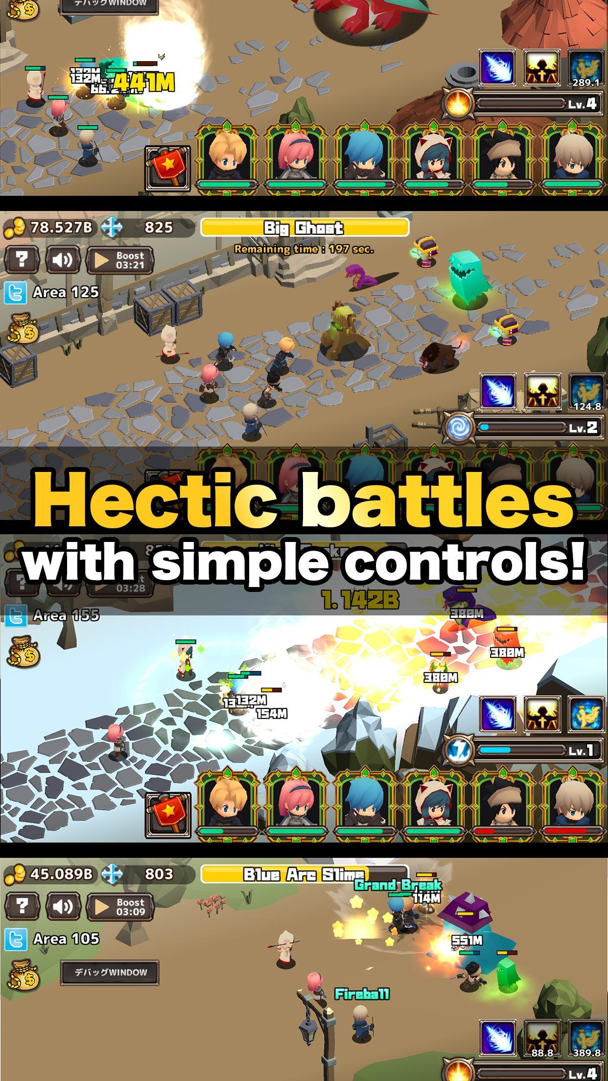 Captura de Tela do Jogo Killing Time Heroes  - The RPG -