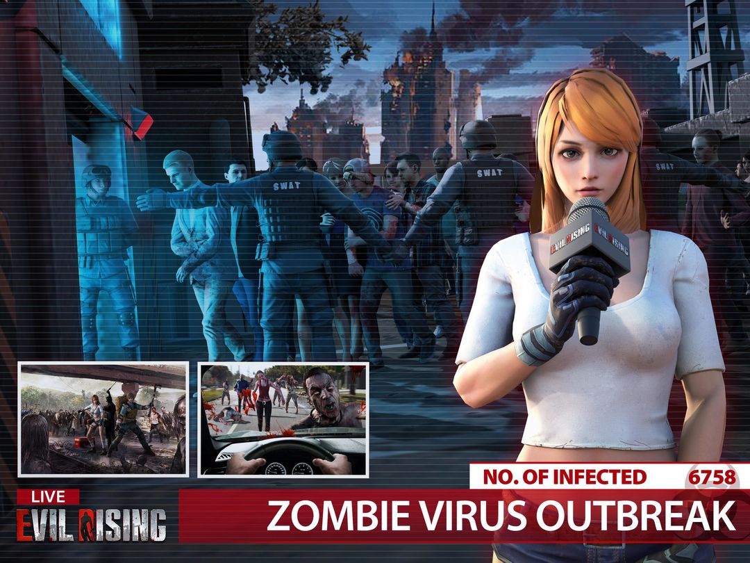 Evil Rising: Zombie Warriors ภาพหน้าจอเกม
