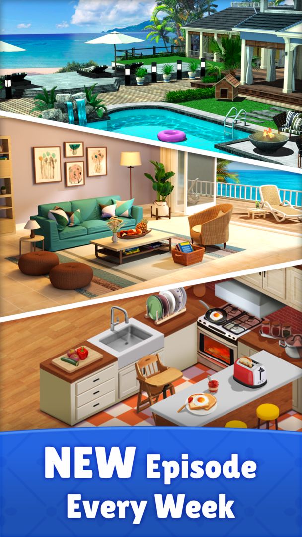 Home design : Caribbean Life ภาพหน้าจอเกม