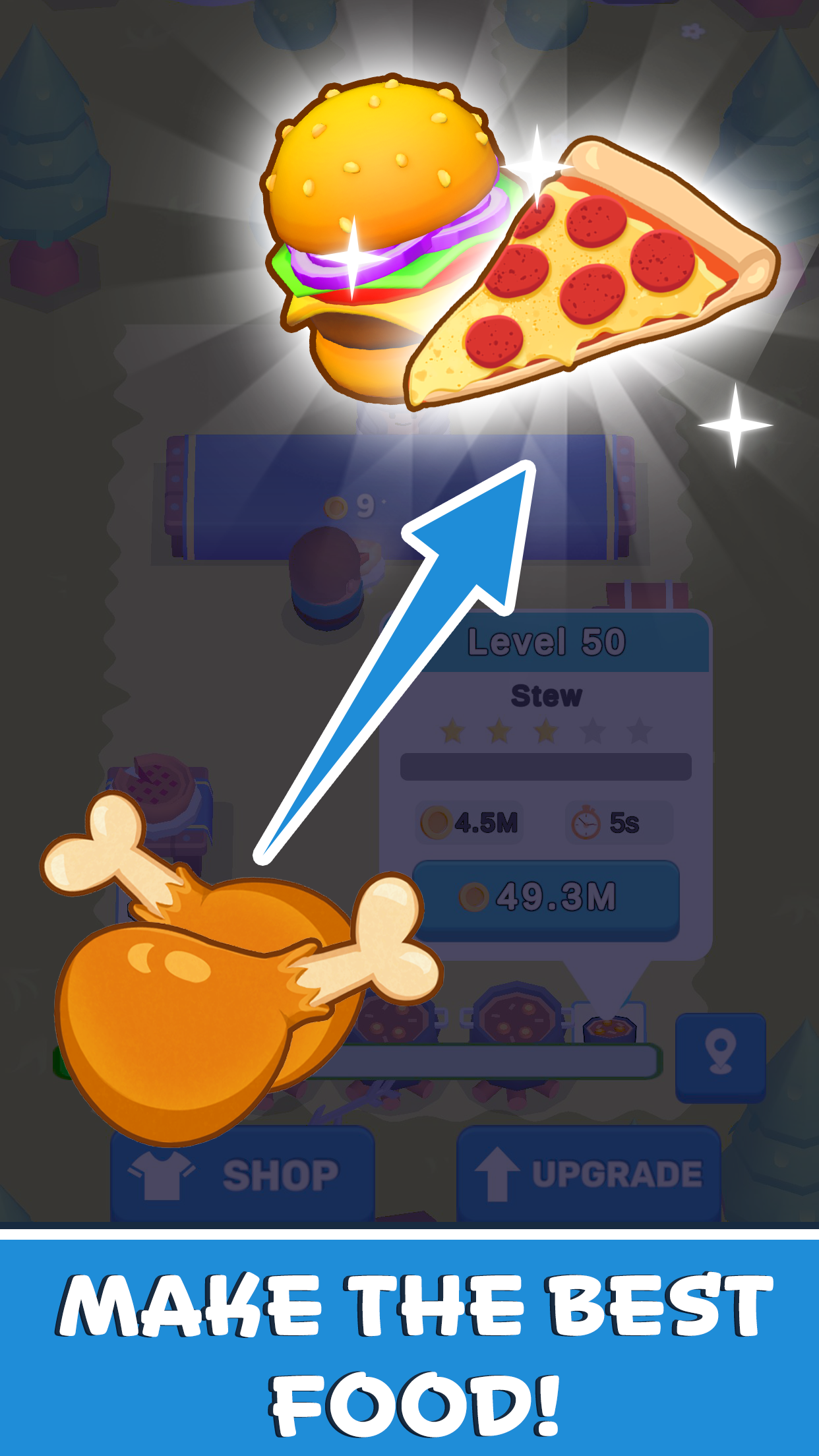 Food Evolution Idle ภาพหน้าจอเกม