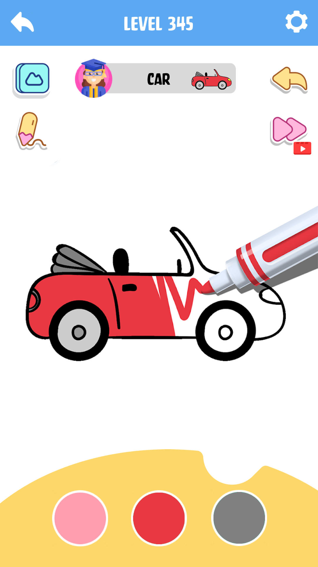 Coloring Game: Little artist Game Screenshot