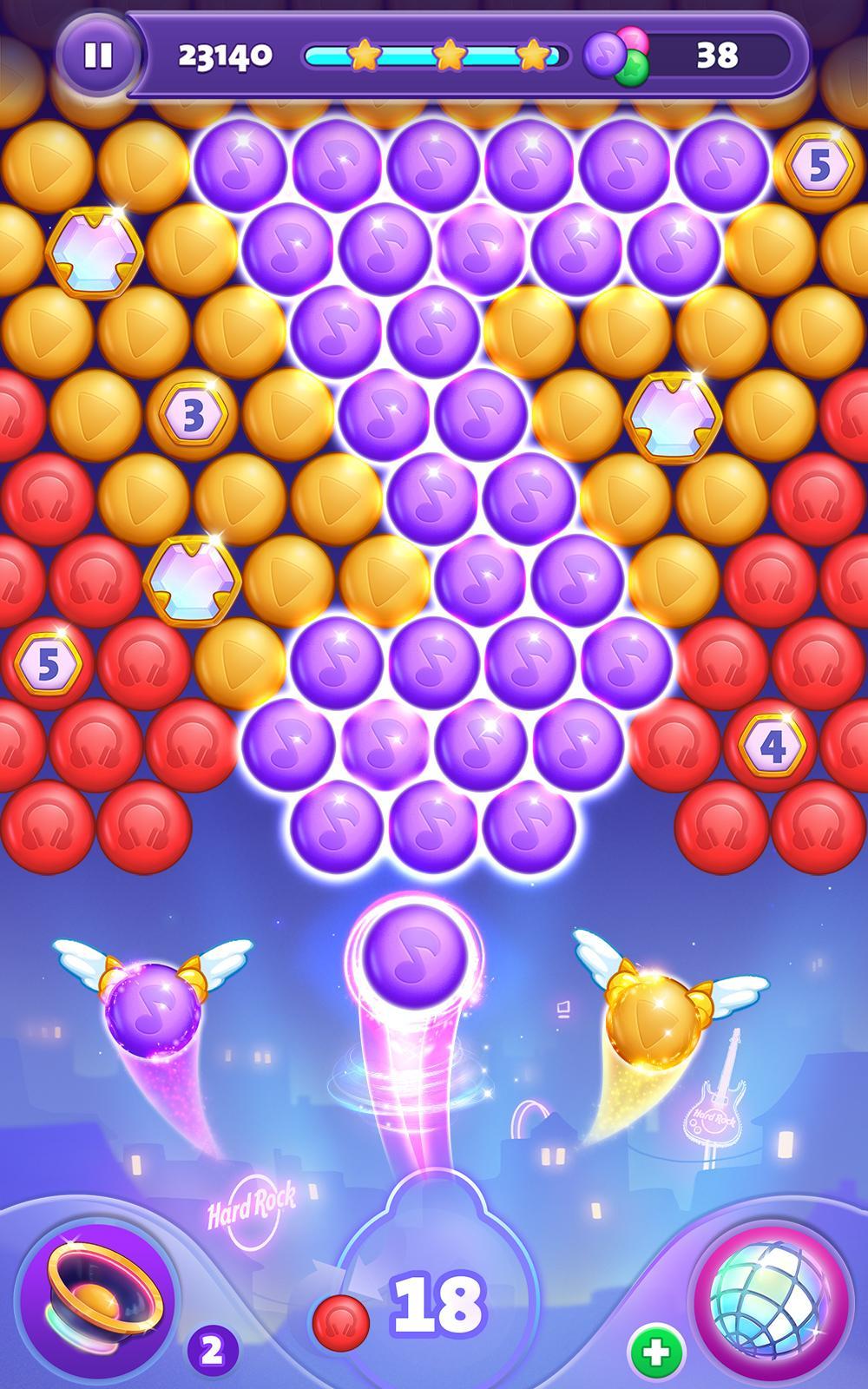 Hard Rock Bubble Shooter 遊戲截圖