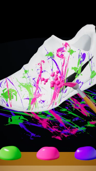 Splash Paint Sneaker 게임 스크린샷