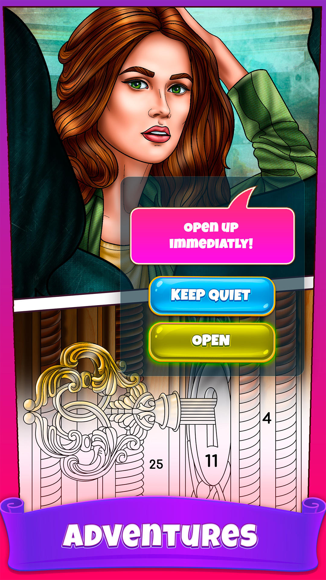 Color Book:  Secret Stories 게임 스크린샷