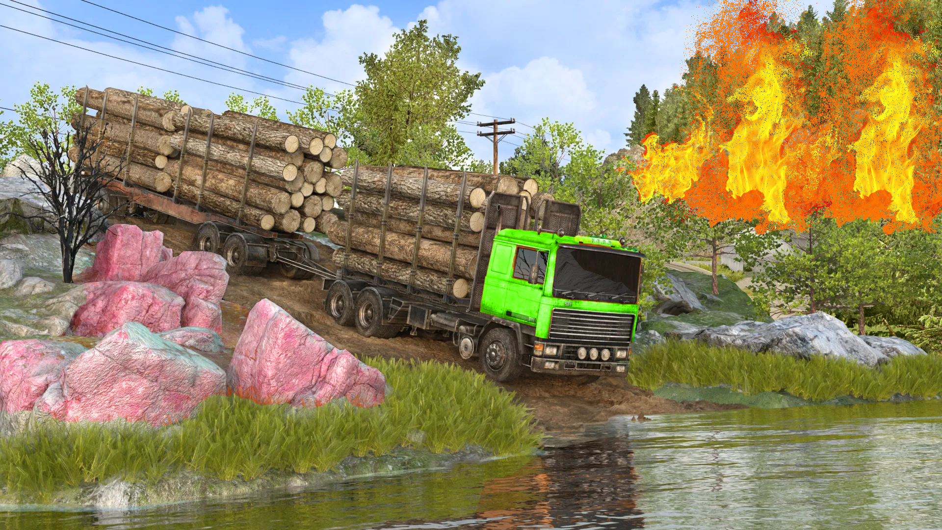 Cuplikan Layar Game Truck Simulator Ultimate 3D