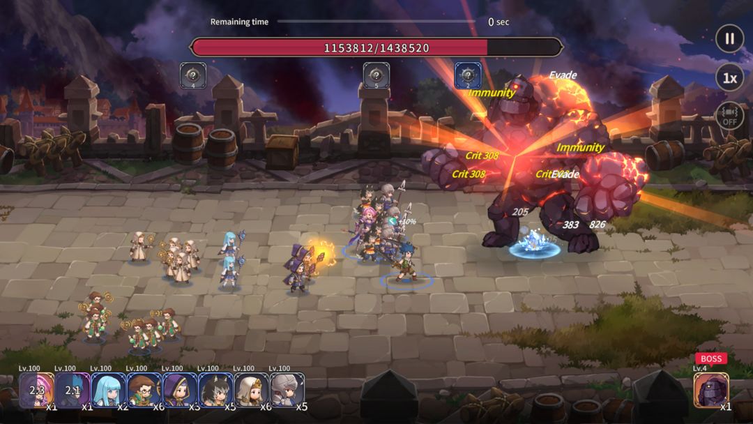BattleLeague Heroes screenshot game