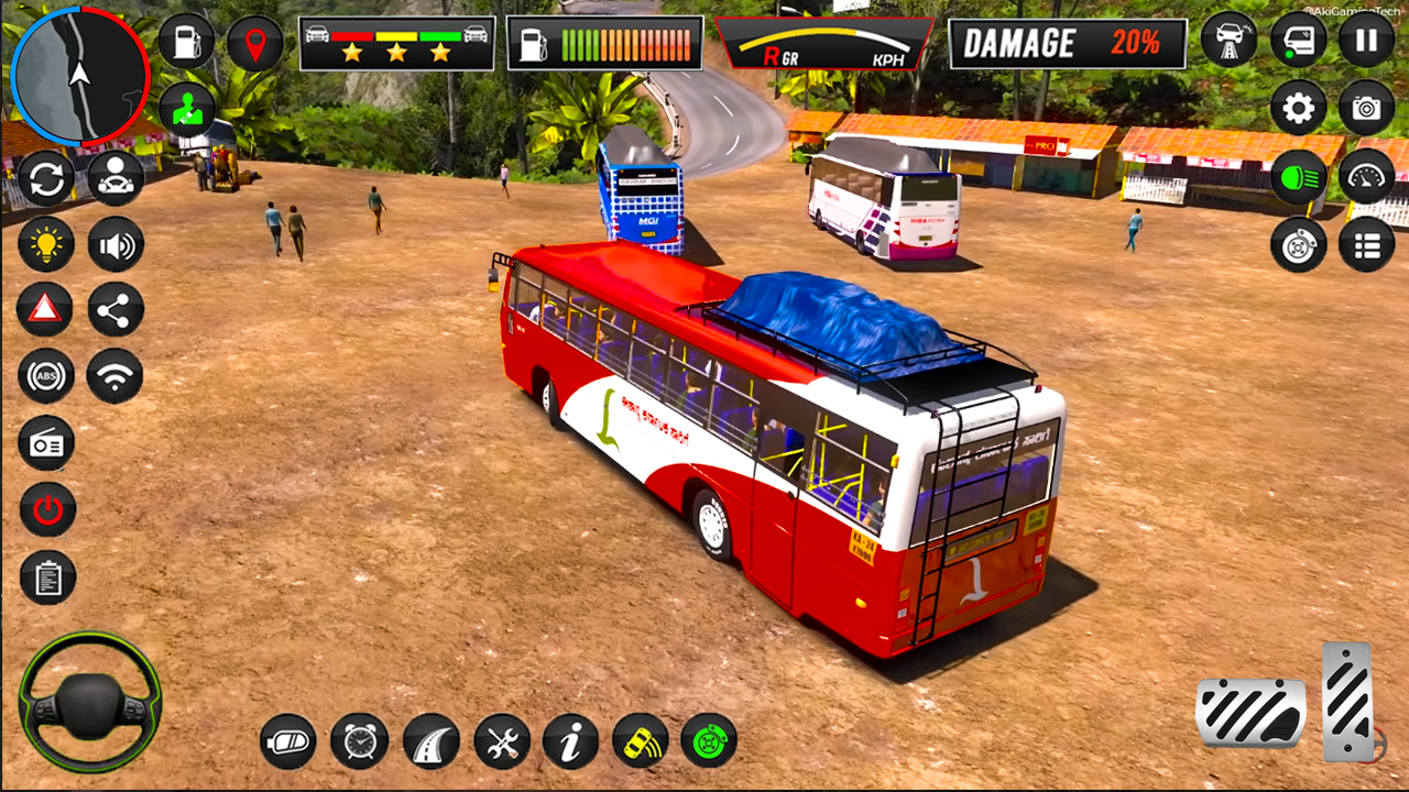 City Bus Coach Driving Game 3D Game Screenshot