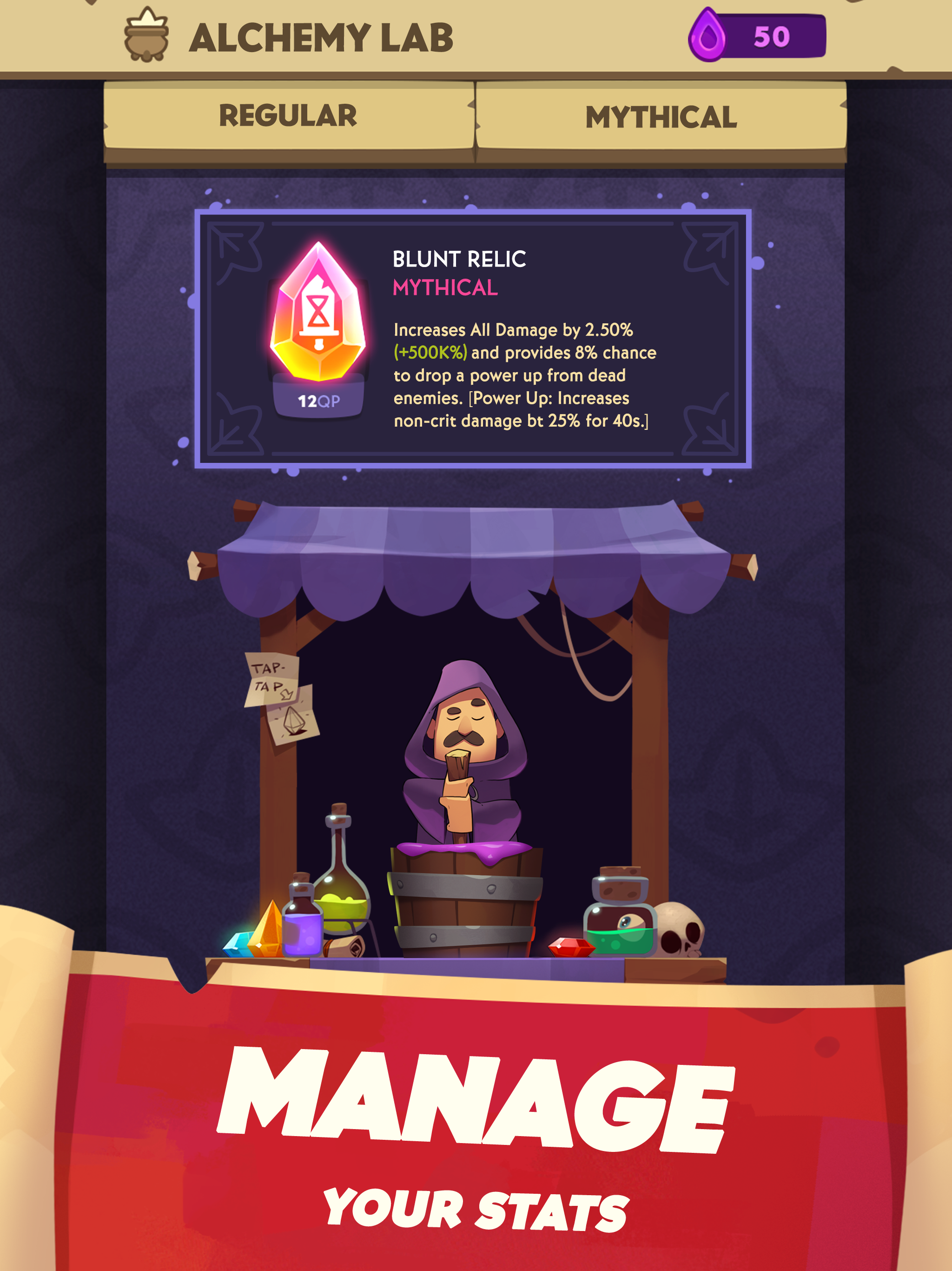 Almost a Hero — Idle RPG Game Screenshot