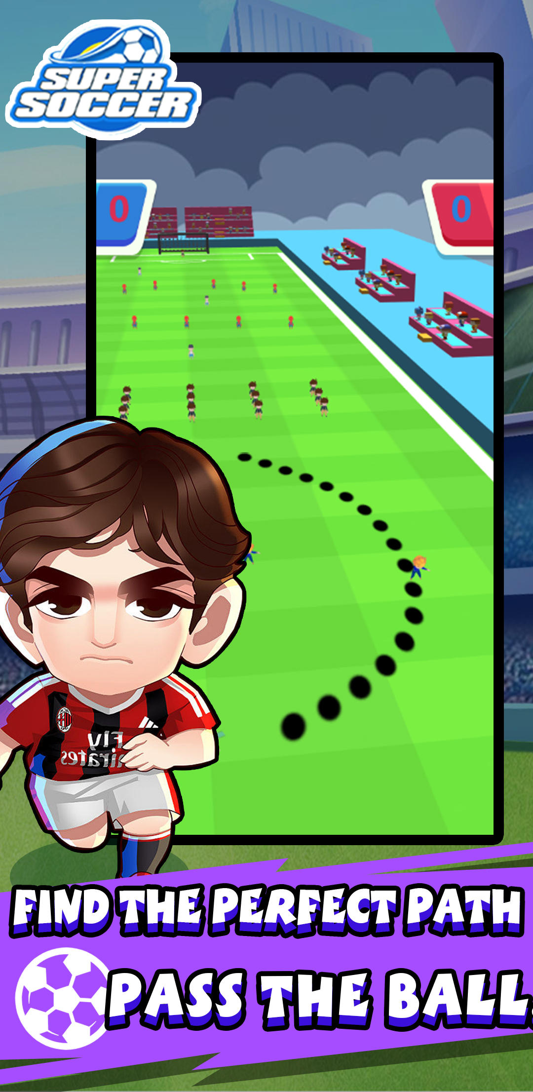 Super Soccer Game Screenshot