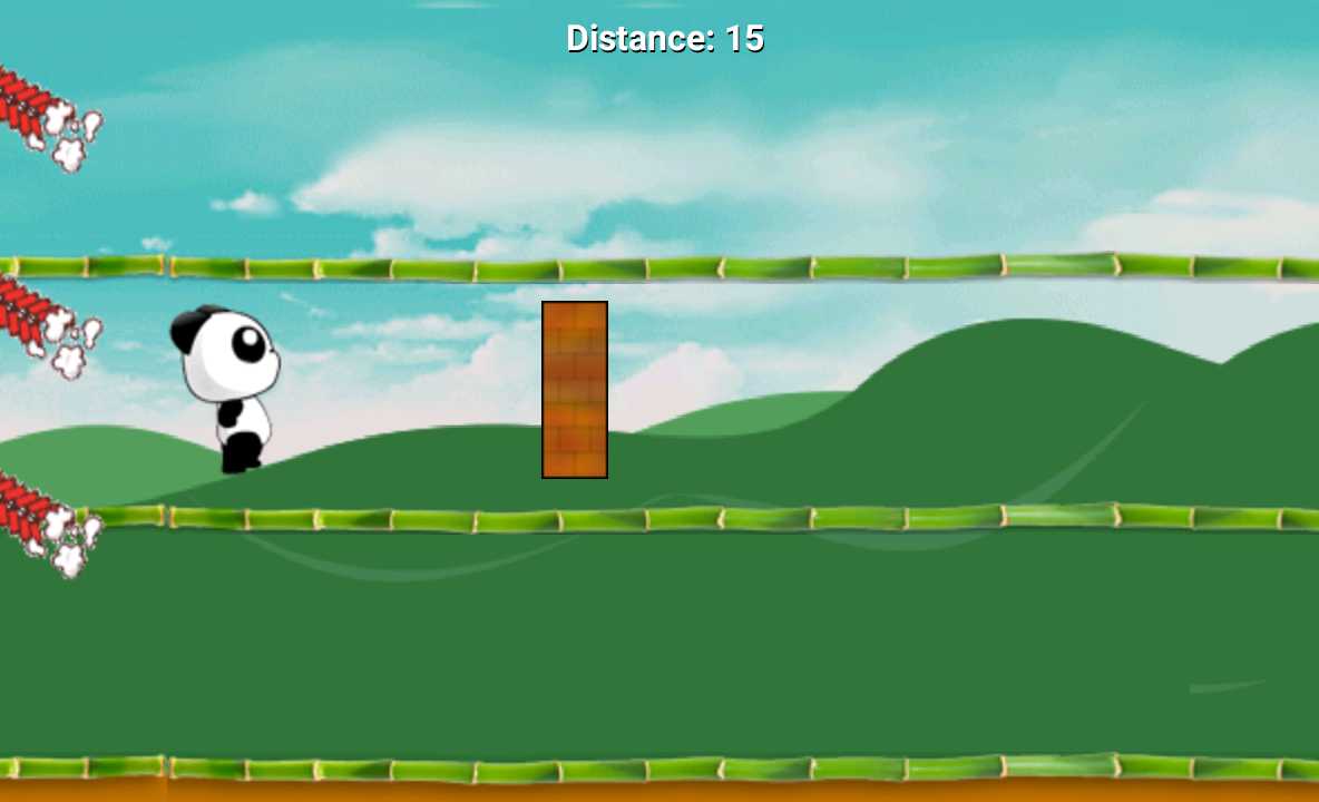 Cuplikan Layar Game PandaJump
