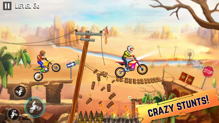 Screenshot 1 of 2D Bike Game -Bike Racing Game 0.1