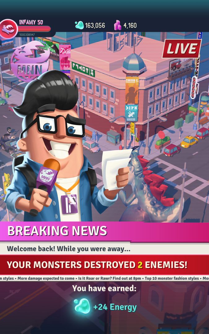 I Am Monster: Idle Destruction screenshot game