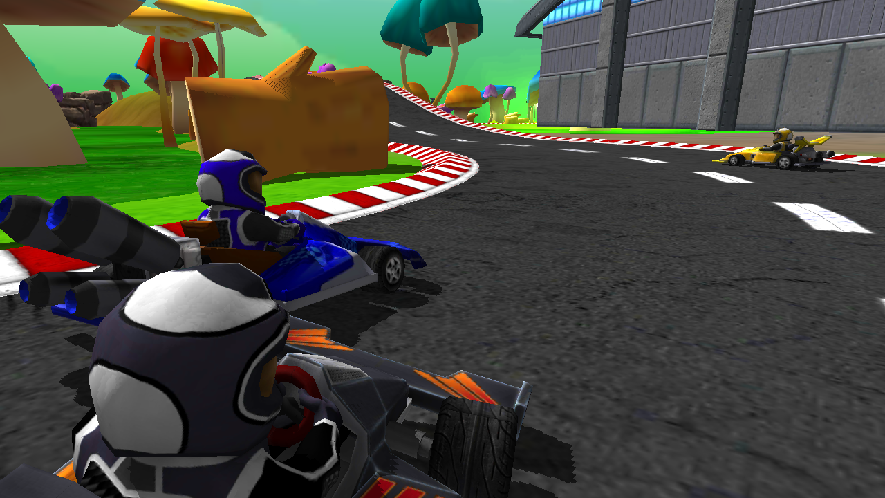 Go Kart Drive 3D Game Screenshot