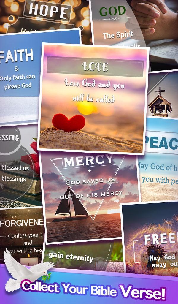 Скриншот игры Bible Word Cross - Daily Verse