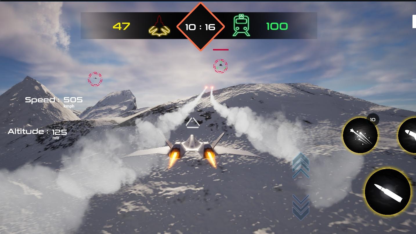 Screenshot of Fighter jet Games | UnDown