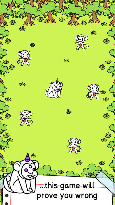 Monkey Evolution | 突变的猴子游戏 Game Screenshot