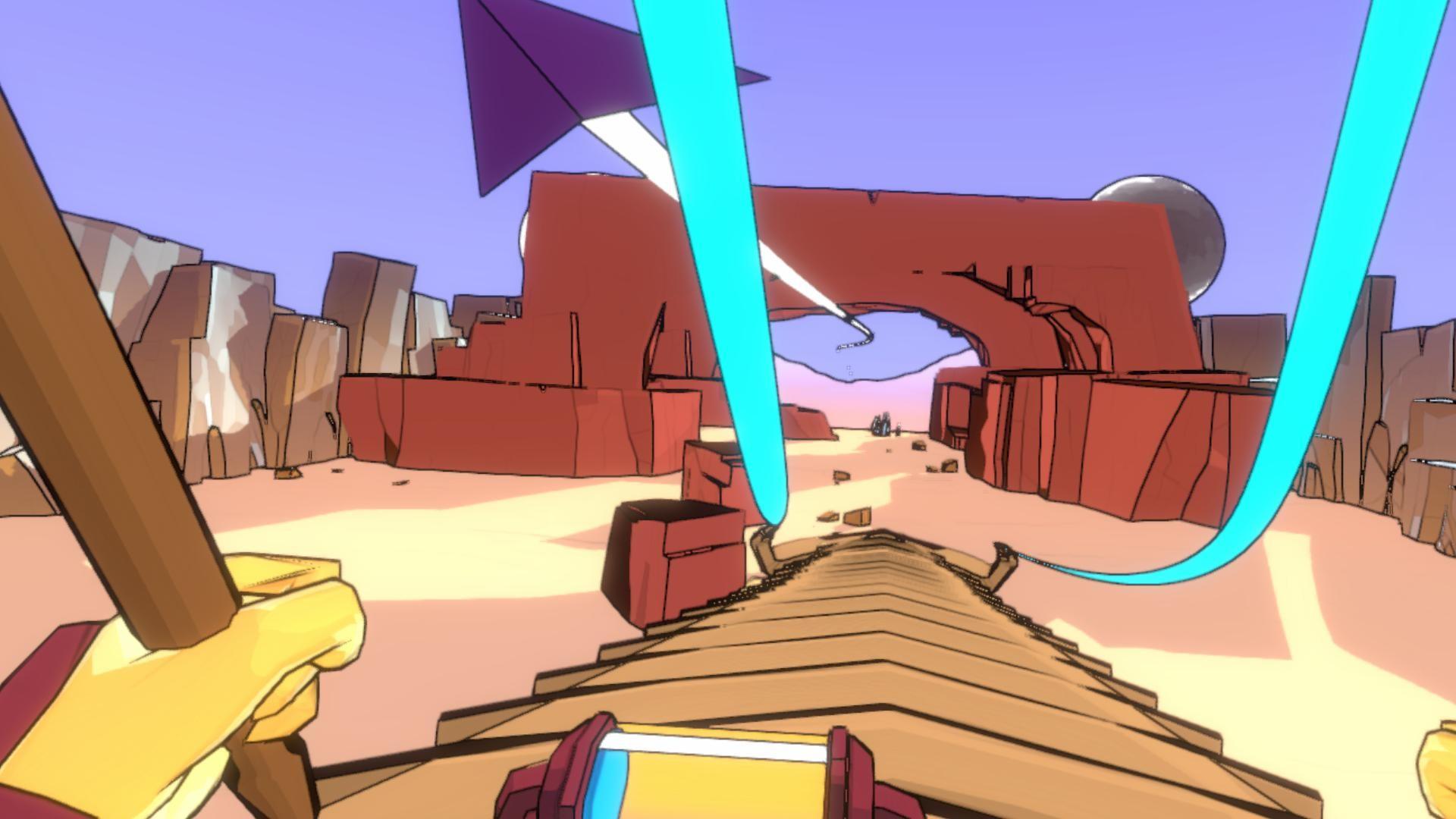 Screenshot of Giant Worm Rider