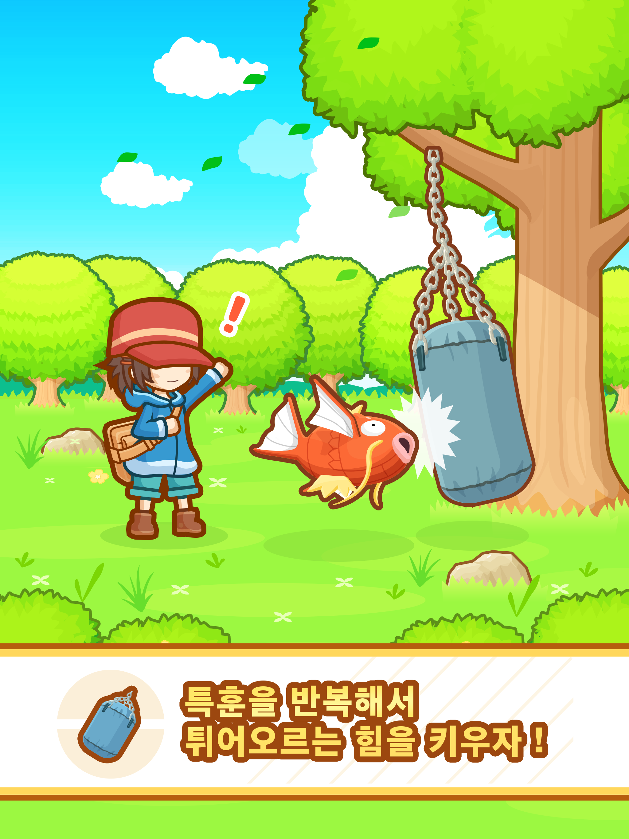 튀어올라라! 잉어킹 게임 스크린샷