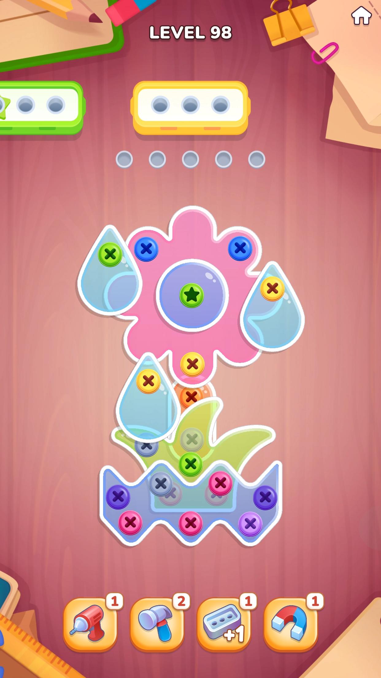 Screw Stars: Unlock and Solve Game Screenshot