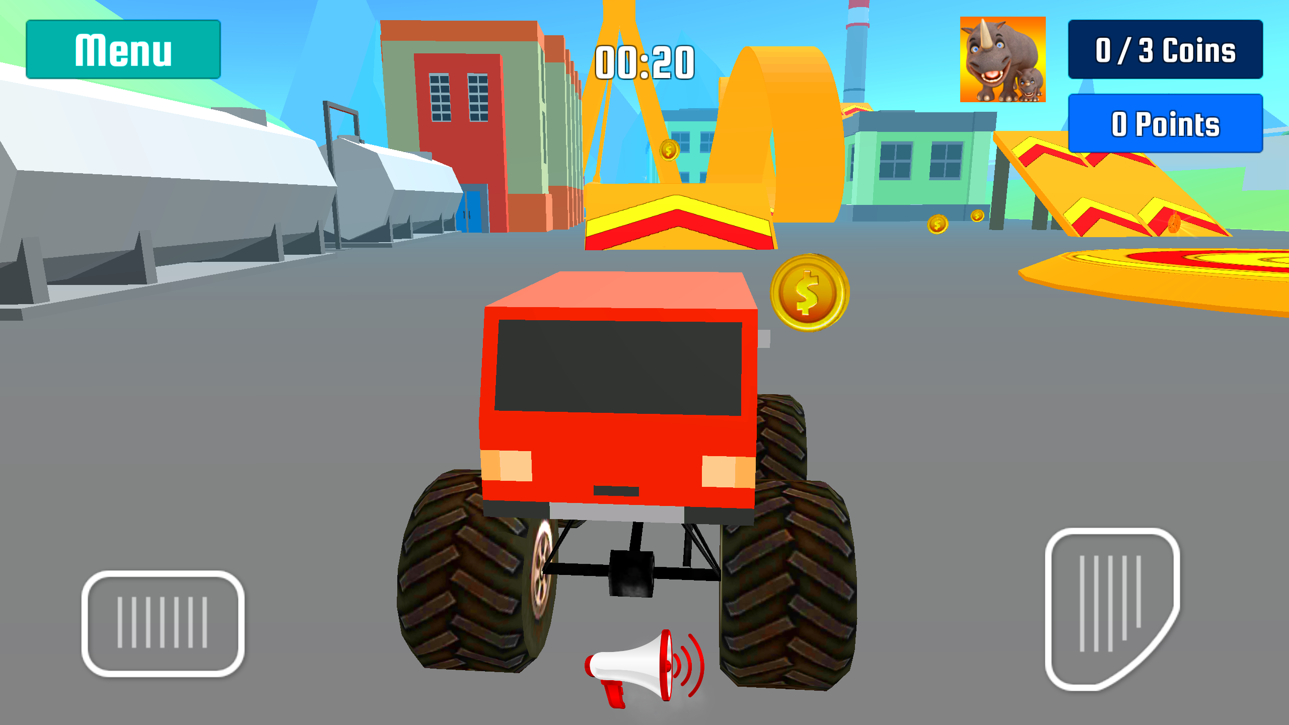 Cuplikan Layar Game Monster Truck Stunt Speed Race