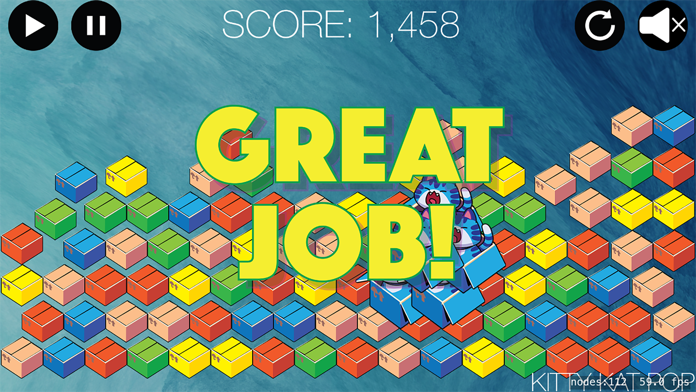 Kitty Kat Pop Game Screenshot
