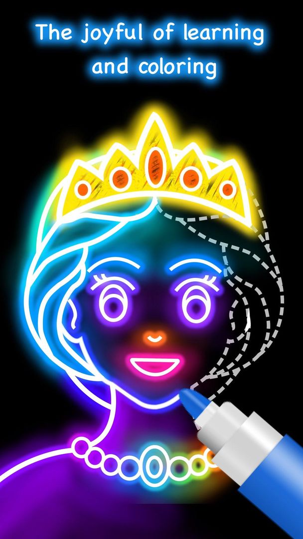 Learn to Draw Princess screenshot game