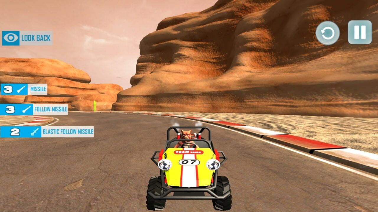 Screenshot 1 of Karting with Animals 
