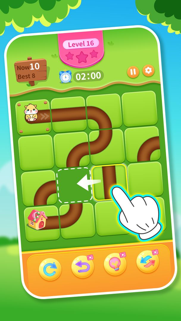 Save the Hamster：Puzzle Game screenshot game