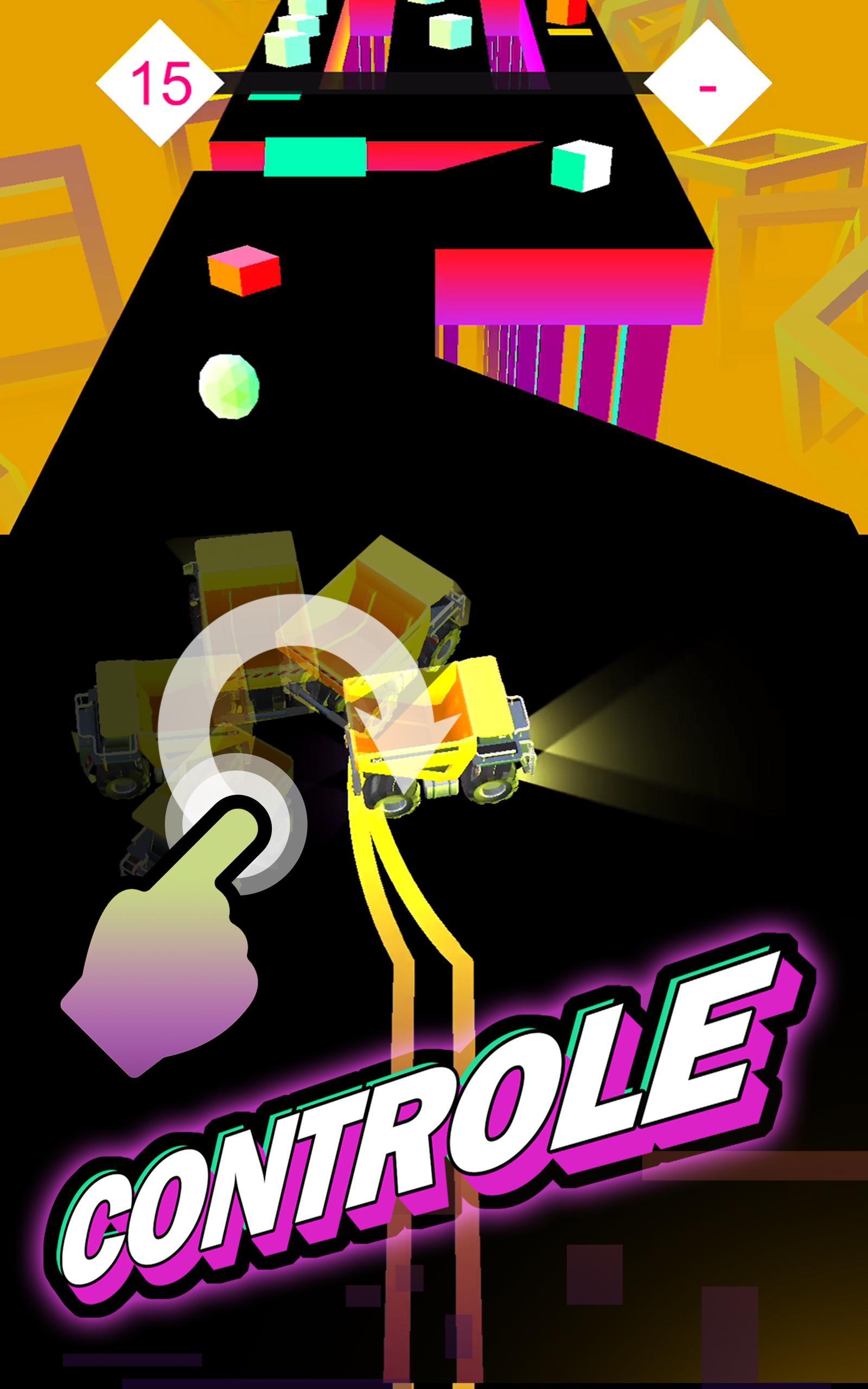 Captura de Tela do Jogo Cliff Drift Car Racing