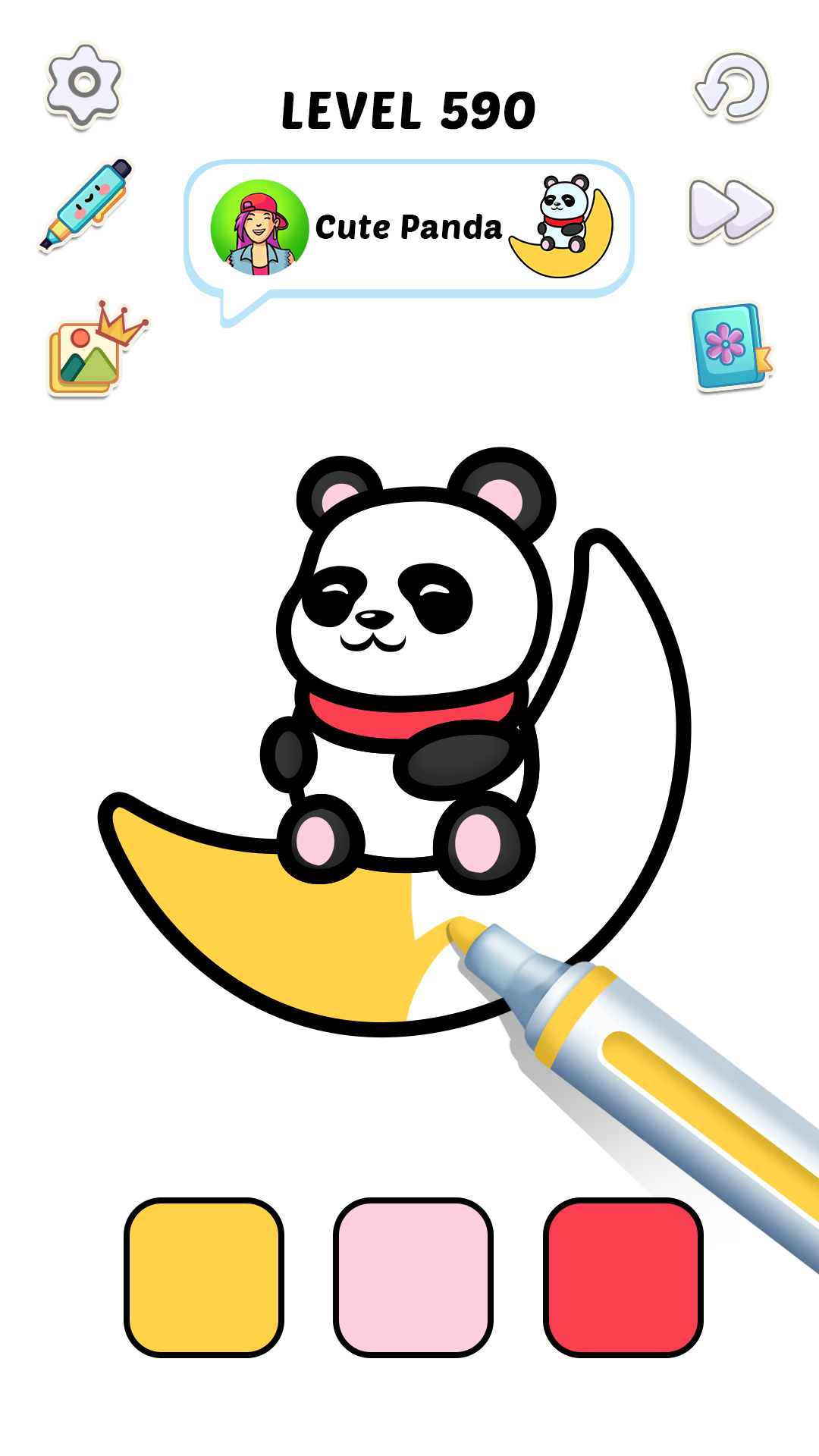 Drawing and Coloring ASMR Game Game Screenshot