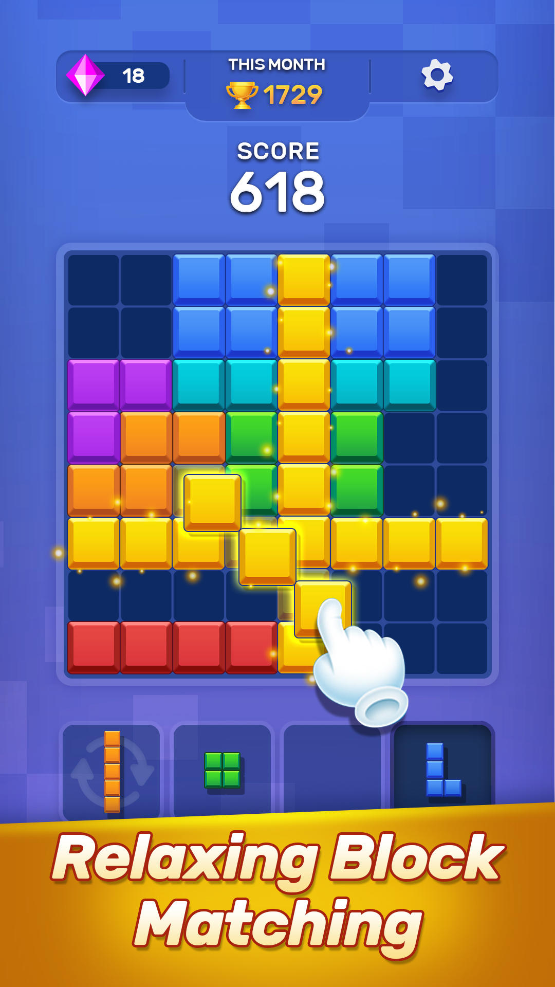 Block Puzzle:Color Blast ゲームのスクリーンショット