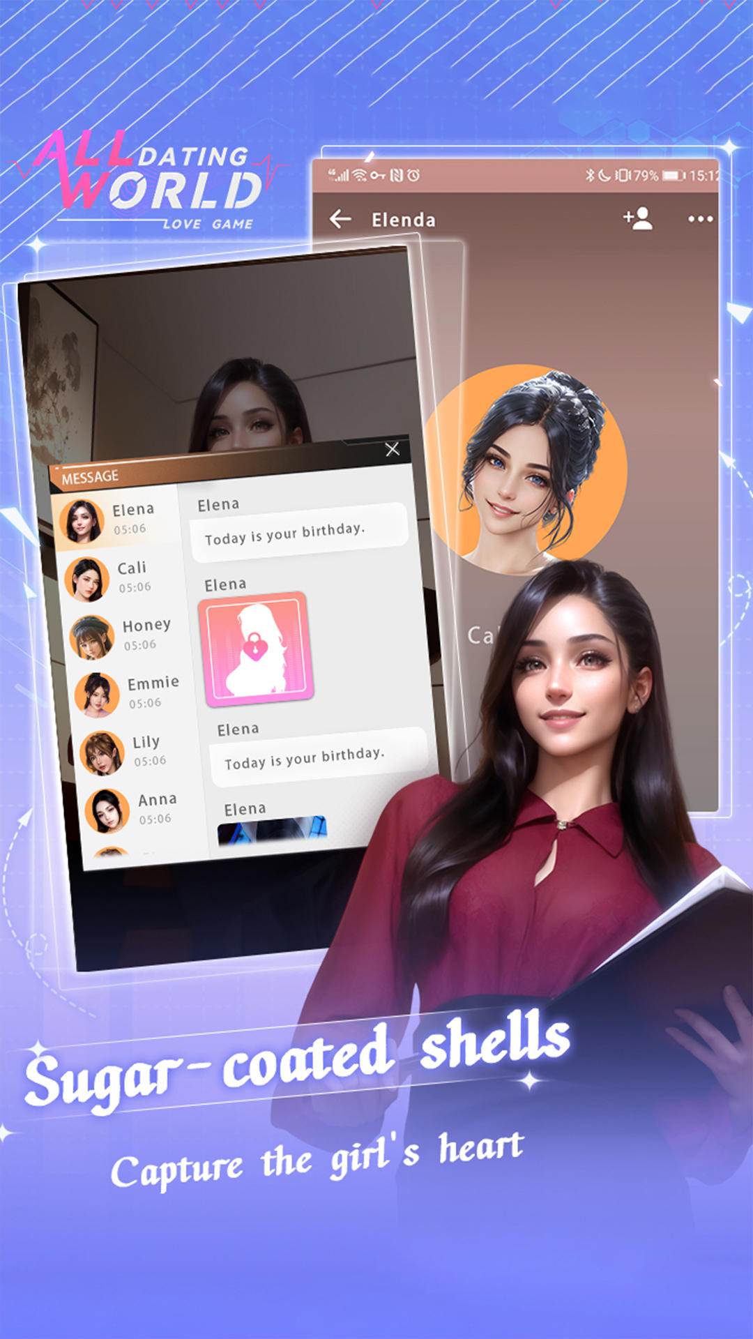 Screenshot of Girls Friend: Date Sim