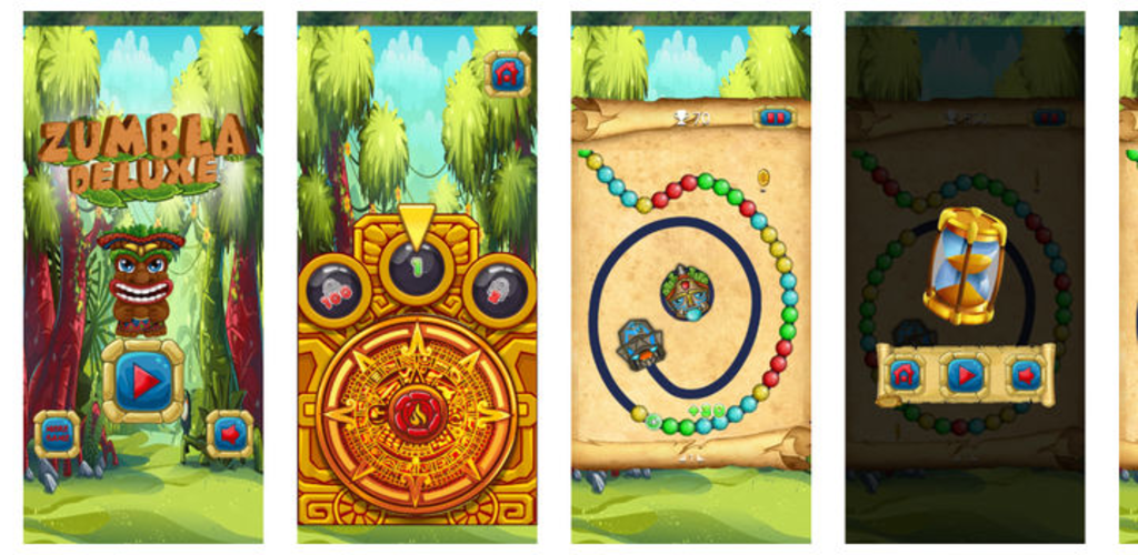 Zuma Deluxe Red Bubble Shooter