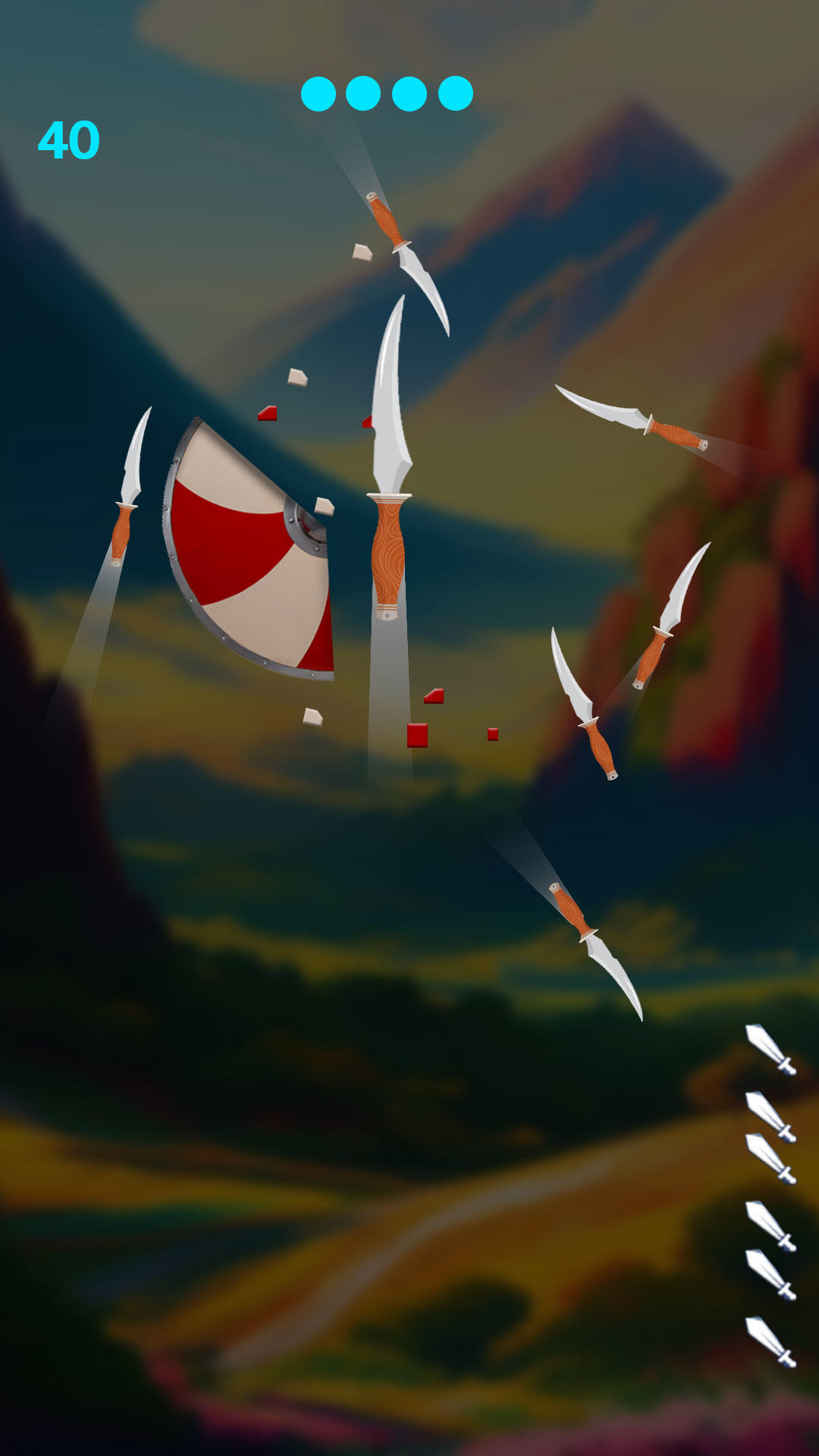 Screenshot 2 of Knife Hit:Knife Flip Master 3D 