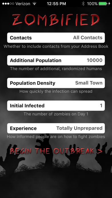 Zombified - The Text Adventure Game of the Zombie Plague Apocalypse! screenshot game