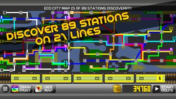 Subway Simulator 2D - city met Game Screenshot