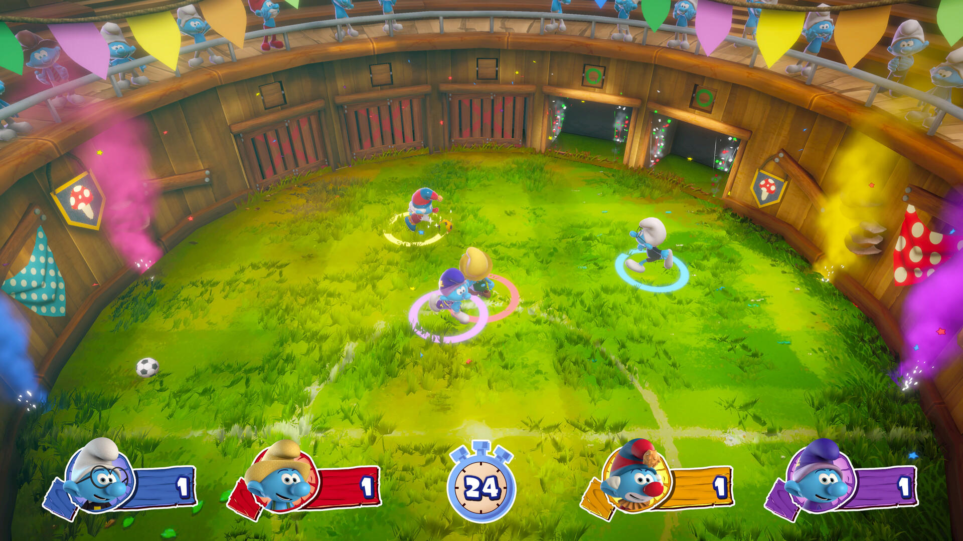 The Smurfs - Village Party screenshot game