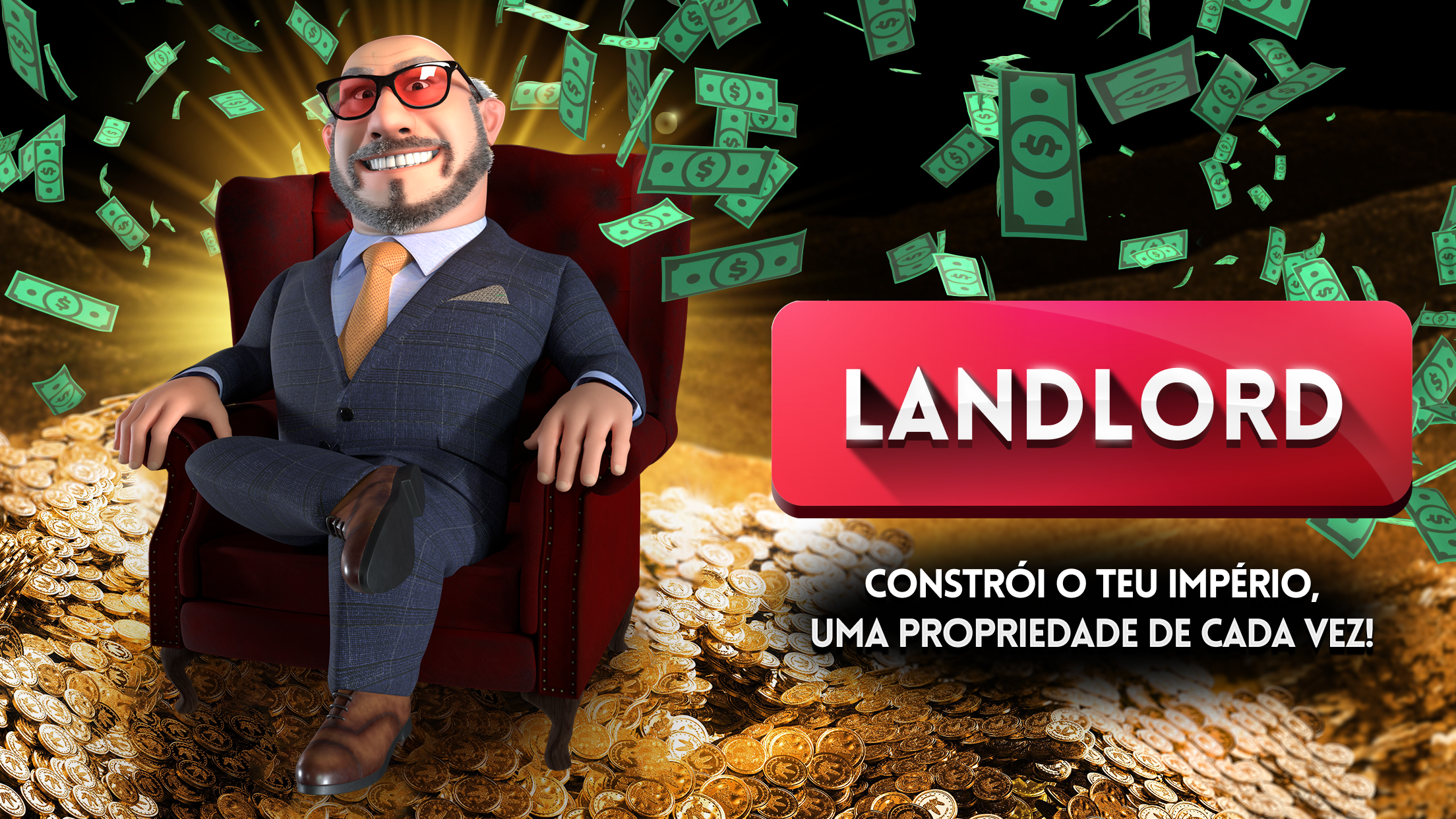 Captura de Tela do Jogo Landlord: Domine o Mundo