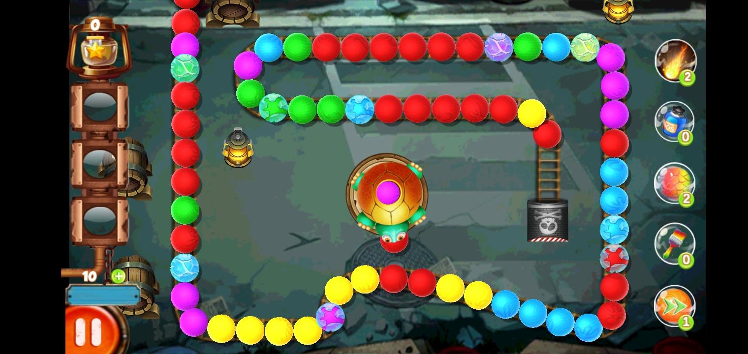 Ancient Zuma Saga: Bubble Dash Game Screenshot