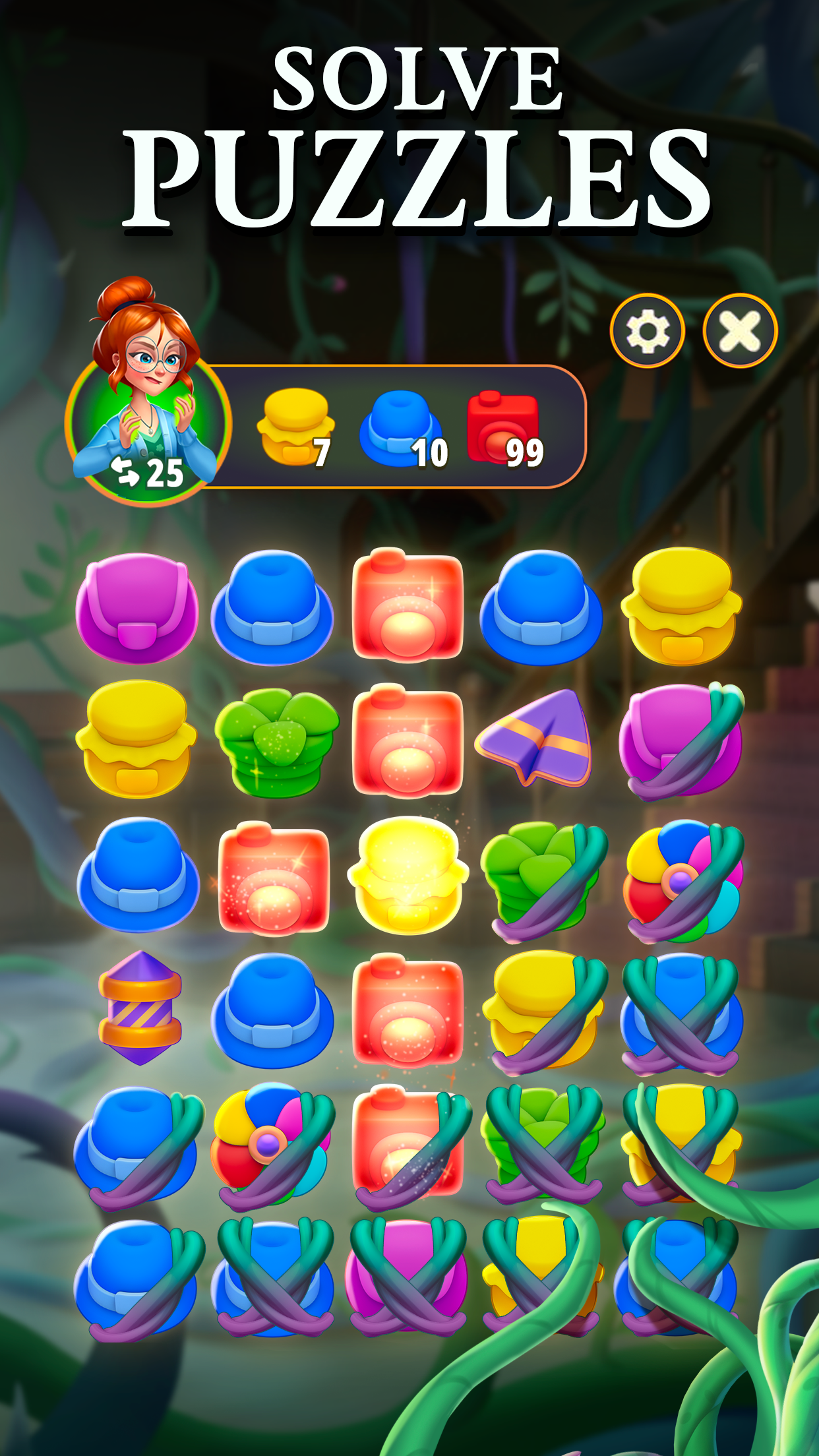 Merge Gardens Game Screenshot