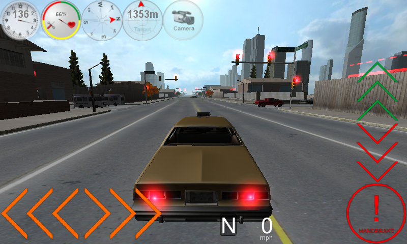 Taxi Driver Game Screenshot