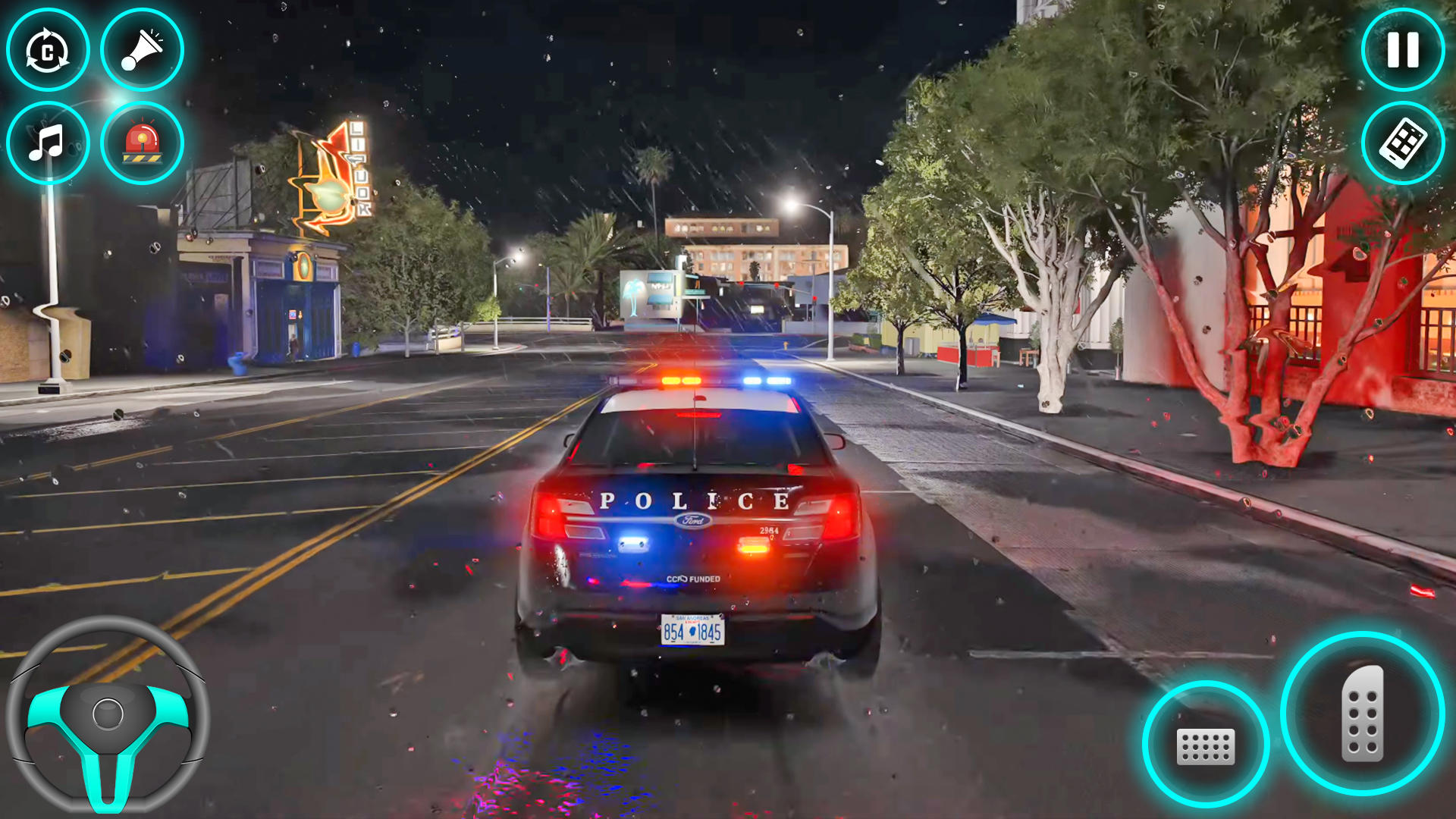 Captura de Tela do Jogo US Police Car Chase Game 2024